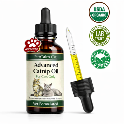 PetCalm Co™ Advanced Catnip Oil.